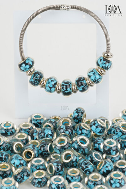 LANDOFACCESSORY Renkli Charm Boncuk - 7 Adet - Bileklik - Kolye - Aksesuar - ...