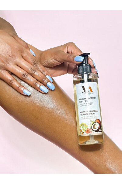 Naturel Afrika زيت الجسم بالرائب 250 مل - اللوز والجوجوبا وزيت الأرغان الهندي