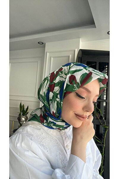 Onur وشاح صيفي ناعم - نمط أوراق الشجر، قماش رقيق قابل للتنفس، اتجاه متجر عالي...