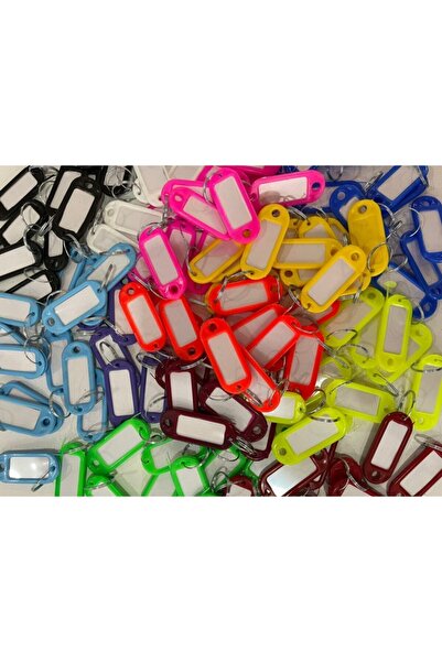 EBY TİCARET Plastični Privezak za ključeve mješoviti boje 100 komada (NA PAPI...