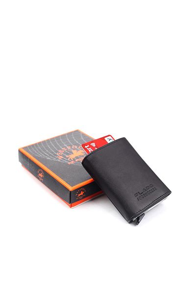 Papuçsepeti Мъжки портфейл с механизъм за карти Papuç Sepeti 5540 от естествена кожа