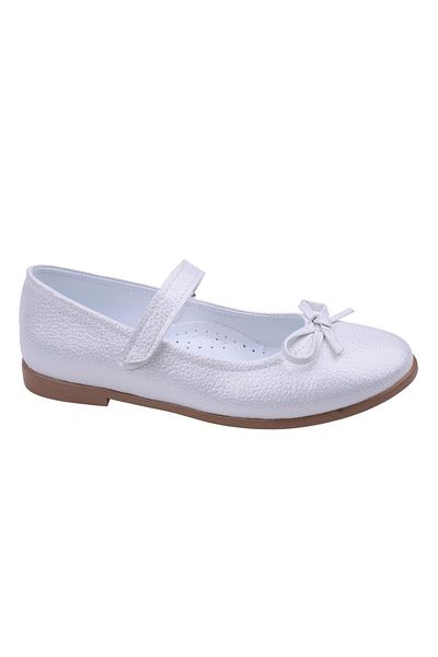 Papuçsepeti 2084 Model Fata Balerina Pantofi - Pantofi de balerina cu piele Velcro