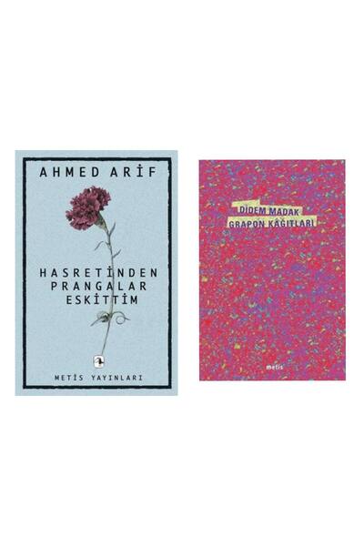 Metis Yayınları Hasretinden Prangalar Eskittim Ahmed Arif - Grapon Kağıtları ...