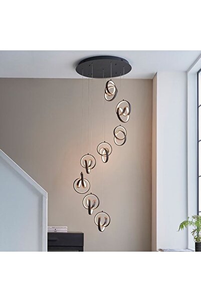 TREND 50CM TEPSİ 8 SARKITLI İMZA MODEL BEYAZ IŞIK AVİZE