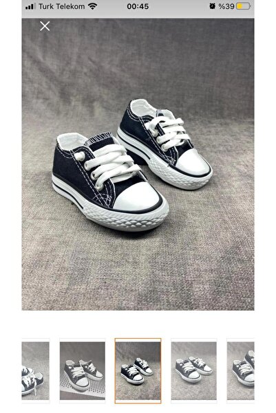 rabella bebek model  siyah renk convers