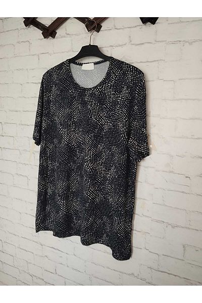 anne moda ankara viscoză mânecă scurtă Vara Anti-Sweat Buluz