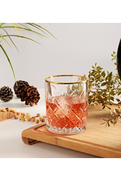 Paşabahçe 520414 Timeless Golden Touch Meşrubat Bardağı 4'lü 420 Cc