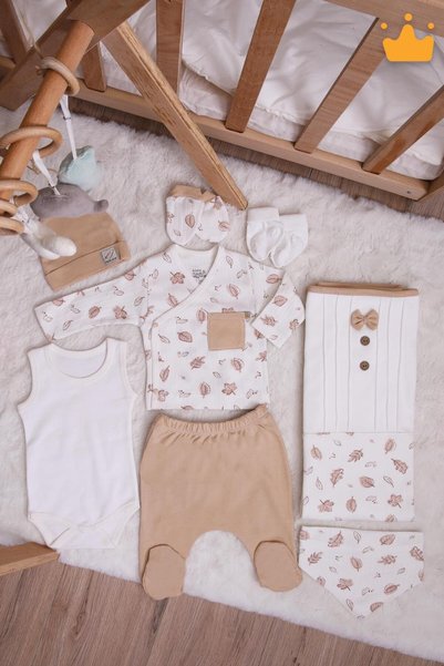 Babyhola Girl Boy Baby Newborn 8-Piece Bodysuit Set 0-3 Months Gift Hospital ...