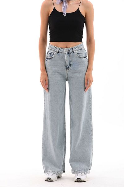 DENİKK Pantaloni largi din denim, unisex, la modă