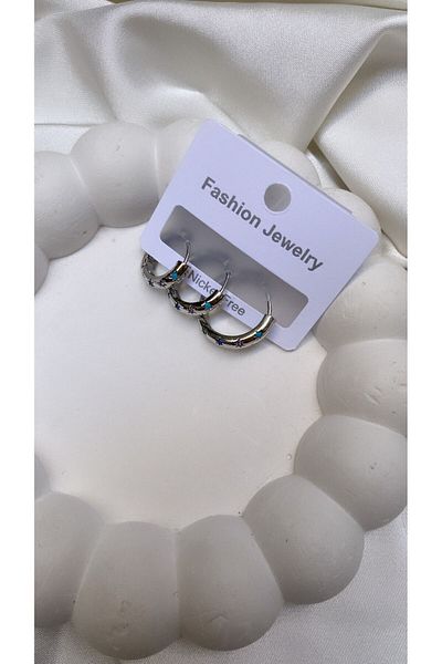 Accessories Zirkonhalka Earrings - Set of 3