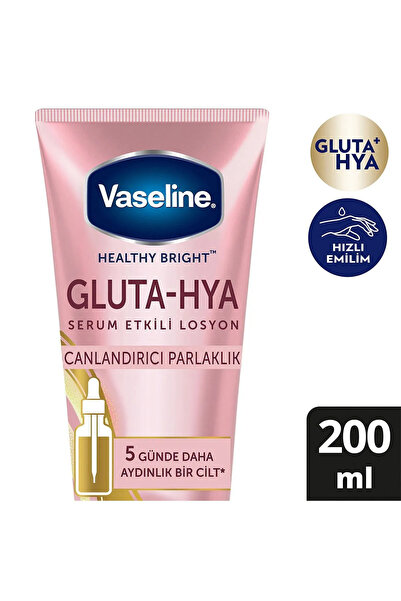 Vaseline Gluta Hya Serum Etkili Vücut Losyonu Canlandırıcı Parlaklık 200 ml