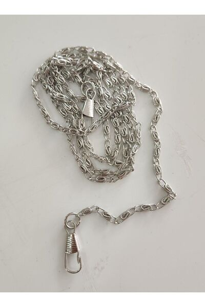 fundahobi حقيبة سلسلة رمادية - 114 سم، 3 مم، قطعة واحدة