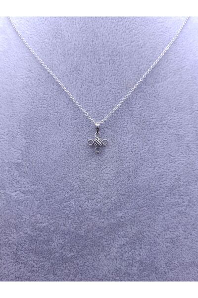 Han Ticarethane Minimalist Çapraz Sonsuzluk İşareti Kolye