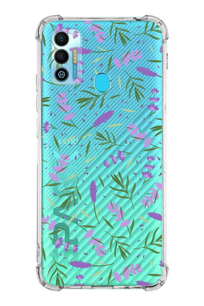 PrintiFy جراب PrinriFy Tecno Spark 7T متوافق مع الألوان المائية 3 مطبوع ومضاد للصدمات مع حماية للزوايا الشفافة