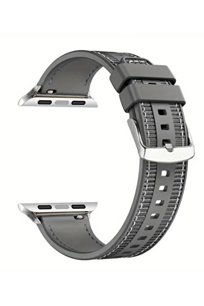 PSGT Watch Uyumlu ( 2,3,4,5,6,7,8,9 44-45-49 Mm ) FİBER KUMAŞ DESENLİ SİLİKON...