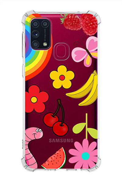 PrintiFy جراب PrinriFy مضاد للصدمات متوافق مع هاتف Samsung Galaxy M31 مع 5 أل...