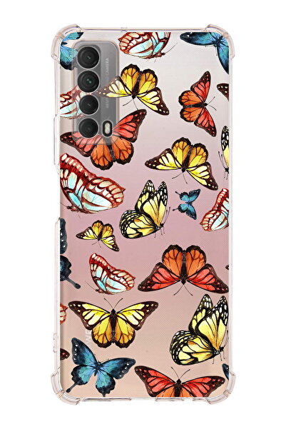 PrintiFy Prinrify Huawei P Smart 2021 Compatible Water Color 2 Printed Transp...