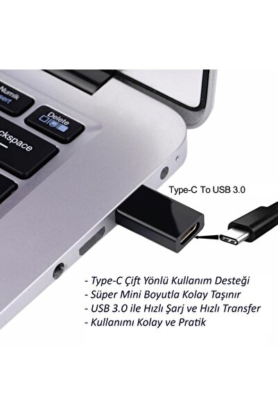 Gplus Tc30 Type-c 3.1 To Usb 3.0 Çevirici Dönüştürücü Mini Otg