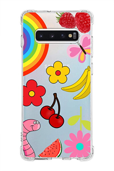 PrintiFy Prinrify Samsung Galaxy S10 Plus Compatible Water Color 5 Printed Tr...