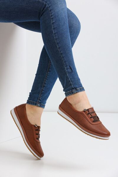 KAOF SHOES أحذية نسائية طبية بلون أسمر، أحذية الأم بابيت، أحذية الأم الكلاسيك...