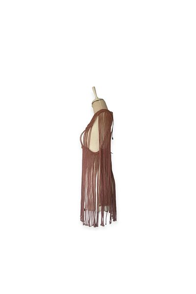 Dekor Kapanı Ecru Macrame Beach Dress - Women's Pareo