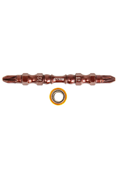 optana 1 AD PZ2 65mm S2 Çeliği Çift Yönlü Mıknatıs Uçlu Bits Uç Çelik Matkap Ucu Tornavida Ucu Vidalama Ucu