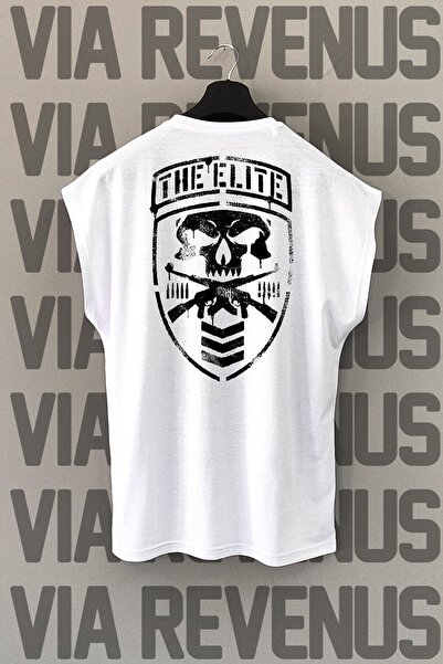 Vordevia Elite White Sports T-shirt - Leđa Štampano , Bez rukava