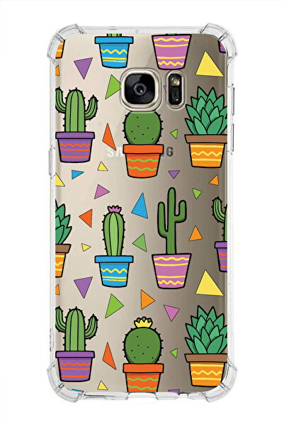 PrintiFy Prinrify Samsung Galaxy S7 Edge Compatible Water Color 4 Printed Tra...