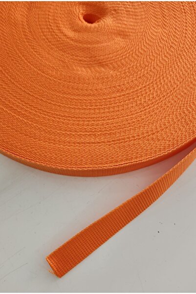 fundahobi Orange Polyester Bag Hanger - 2 cm Stripe Column, 2 Meter Hanger