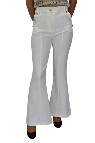 Woow Zvonaste nogavice Ženske pantalone - BGL-ST03692