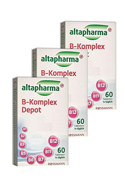 Altapharma Vitamin B Complex Tablet 60 Pack (3 Pieces)