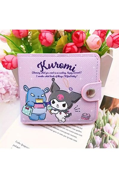 bundle island Children's Wallet with Kuromi Figure