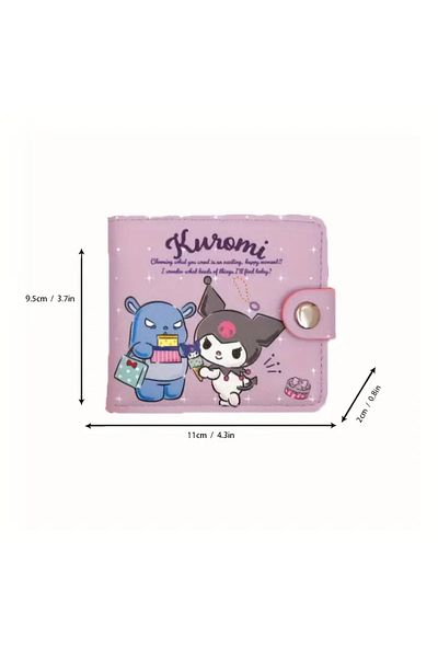 bundle island Children's Wallet with Kuromi Figure