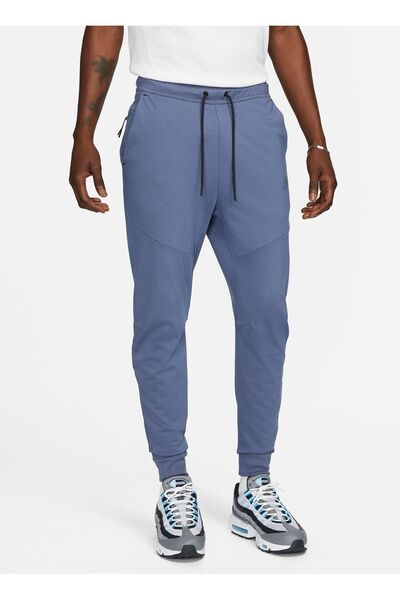 Nike Mavi Erkek Regular Fit Eşofman Altı DX0826-491 M NK TECH LGHTWHT JGGR