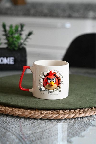 Touz Moda Angry Birds White Mug