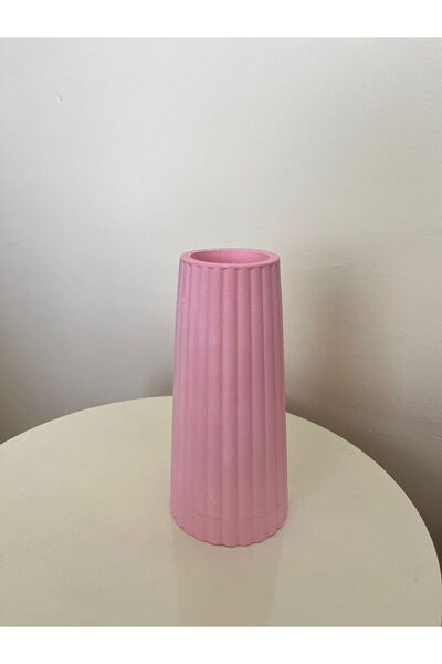 ShineArt Çizgili vazo 19,9cm - İskandinav Tarzı -dekoratif obje