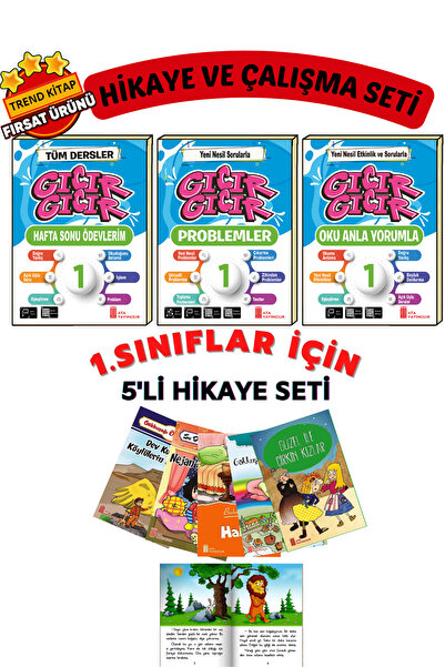 Ata Yayıncılık 1.sınıflar Için Evde Çalışma Ve Karma Hikaye Seti