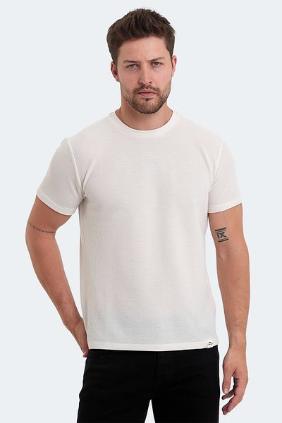 Slazenger Λευκό ανδρικό μπλουζάκι VELVEL