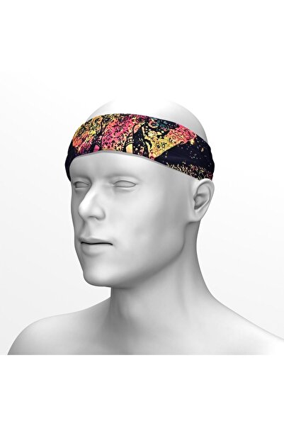 dairaksesuar قناع وجه رياضي بشريط للرقبة وشريط رأس بالاكلافا