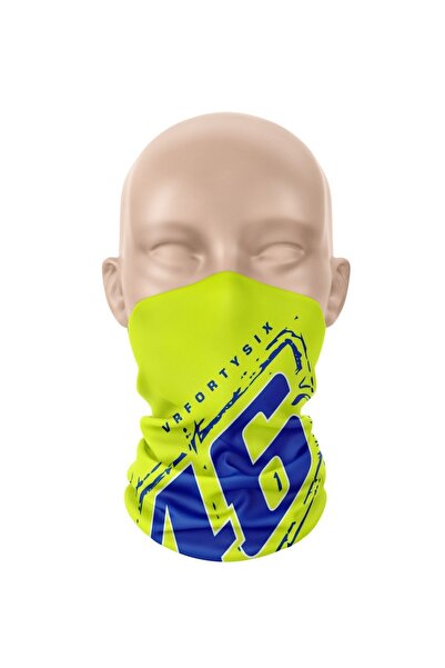 dairaksesuar قناع وجه رياضي بشريط للرقبة وشريط رأس بالاكلافا