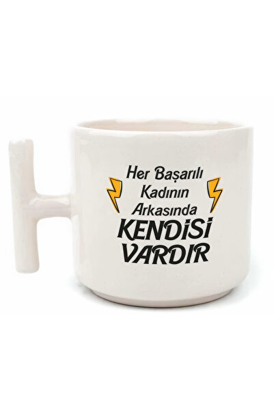 Tanem Tasarım كل امرأة ناجحة - كوب تي مطبوع مصمم