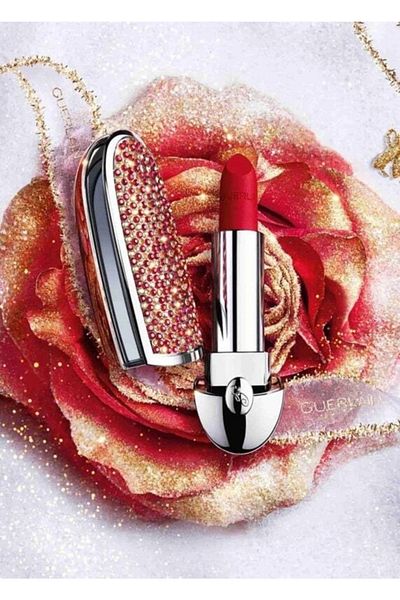 Guerlain Rouge G Xmas Lips Refill 32 Red Lipstick