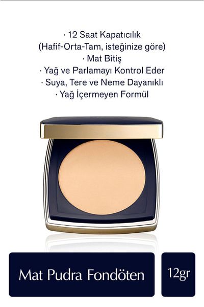 Estee Lauder Double Wear Matte Powder-foundation Spf10 4n1