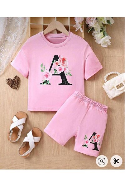 VESTIR BIEN Štampano dete ružičaste ruže T-shirt