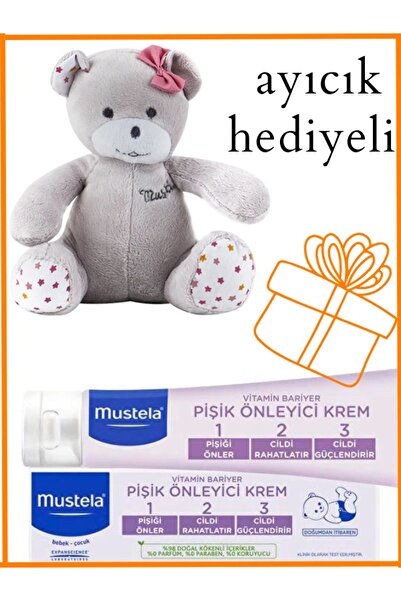 Mustela Vitamin Barrier 1-2-3 Pişik Önleyici Krem 100 gr +Ayıcık