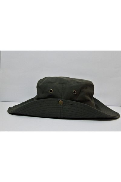 Saadetoğlu Şapka Yılmazel Summer Foldable Safari Cowboy Hat with Ventilation Holes