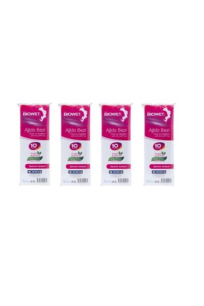 Lady Biowet Waxing Cloth Sliced 10 Meters (4 Pieces)