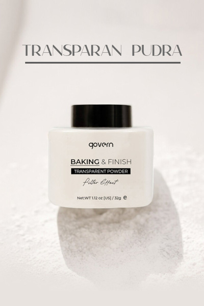 govern Transparan Pudra - Baking Powder - Renk : Beyaz