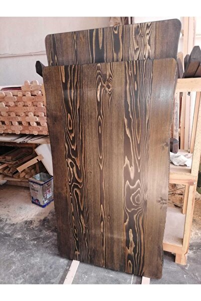 EMEL AHŞAP Doğal Masif Ahşap Kütük Masa Üstü Tablası 160*90 Cm