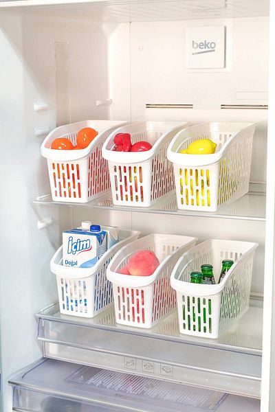 Ecolux 5 Pieces Refrigerator - under Cabinet, Bathroom, Sink Organizer